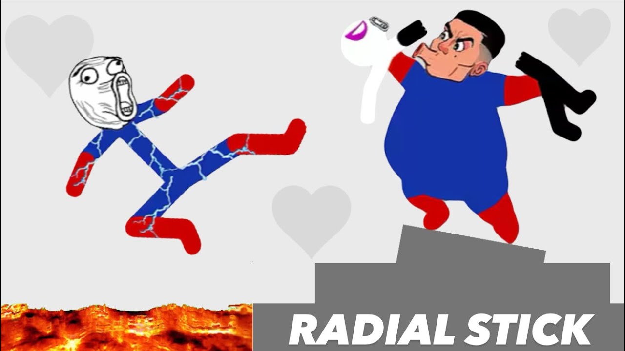 Best Falls | Stickman Dismounting compilation of funny moments RADIAL STICK #672