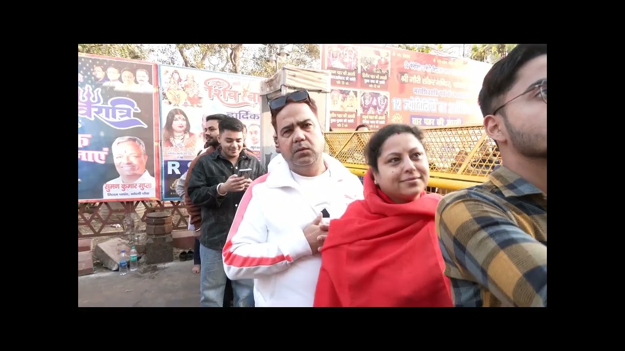 Nai Delhi mein Chandni chauk ke prachin Gauri Shankar Mandir mein Mahashivratri