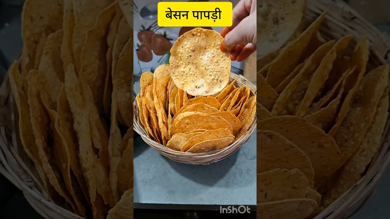 बेसन की खस्ता पापड़ी बनाए परफेक्ट तरीके से और महीनो खाए #besanpapdi #besanrecipe#kurkuribesanpapadi