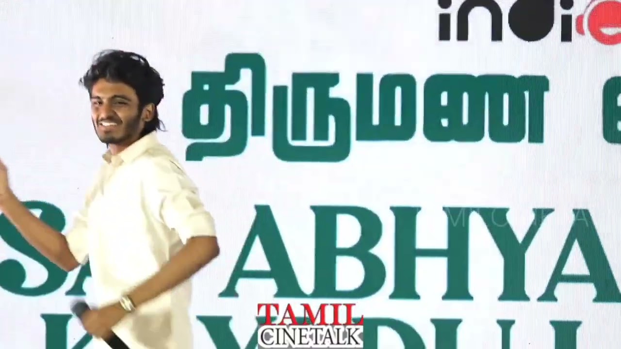 'பவழ மல்லி' பாடல் வெளியீட்டு விழாவில் சாய் அபயங்கார் பேச்சு!