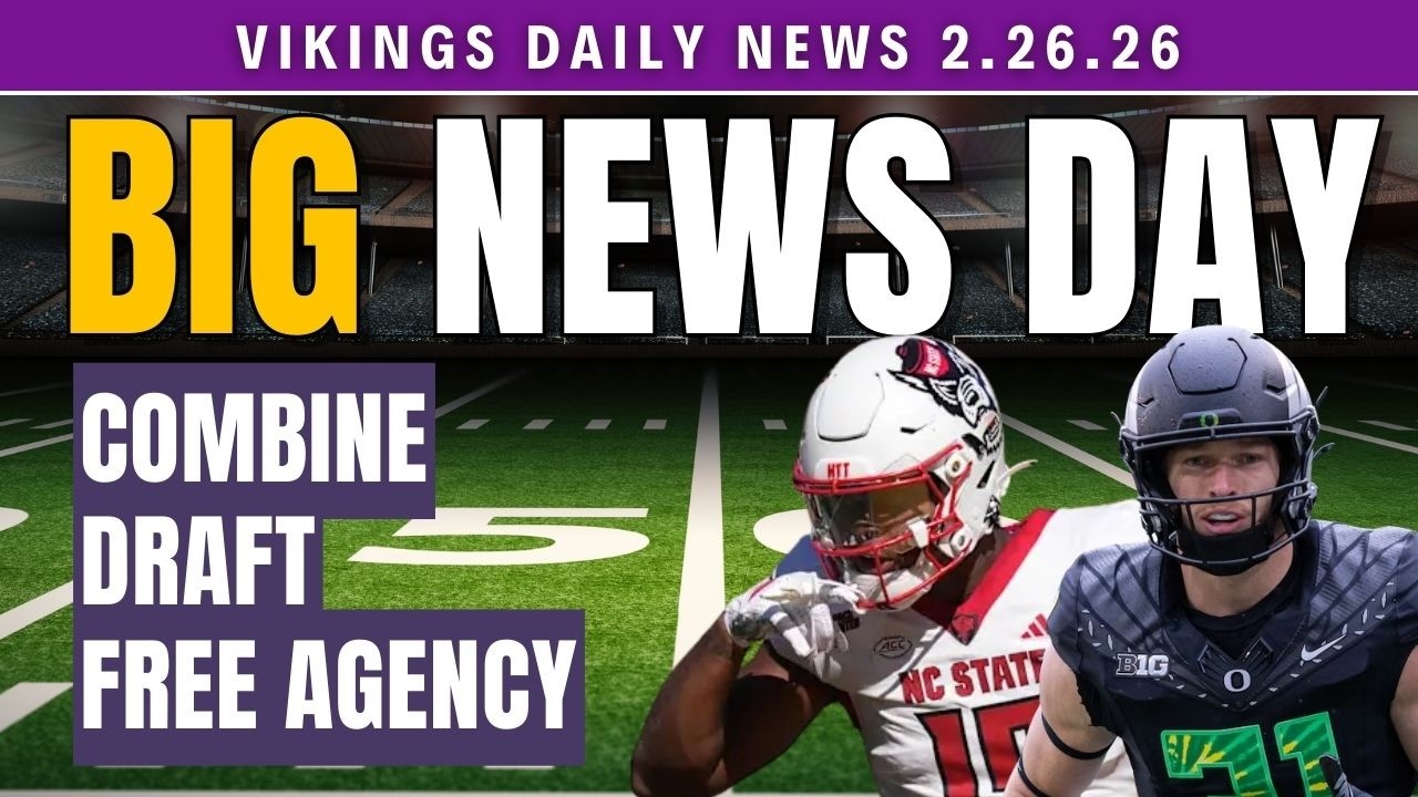 Ежедневные новости о «Викингах»! Слухи о драфте и разговоры о квотербеках «Викингов»: раскрыты ре...