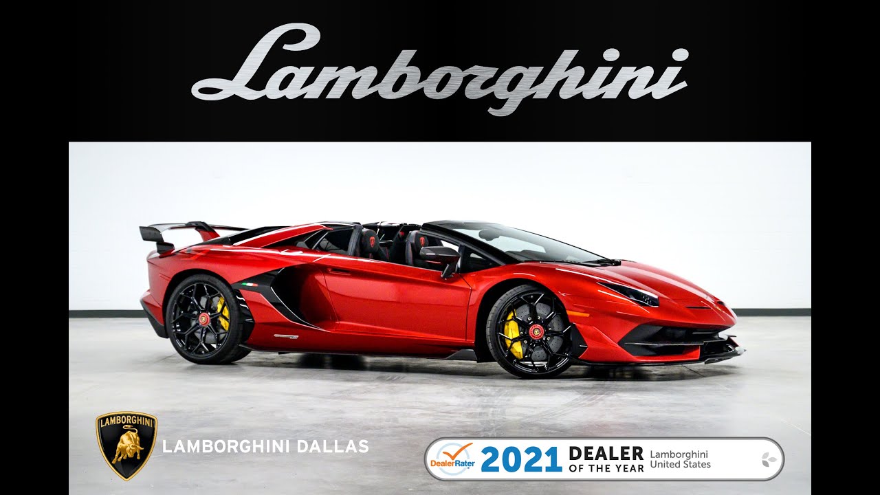 2021 Lamborghini Aventador SVJ Roadster Rosso Efesto LC732