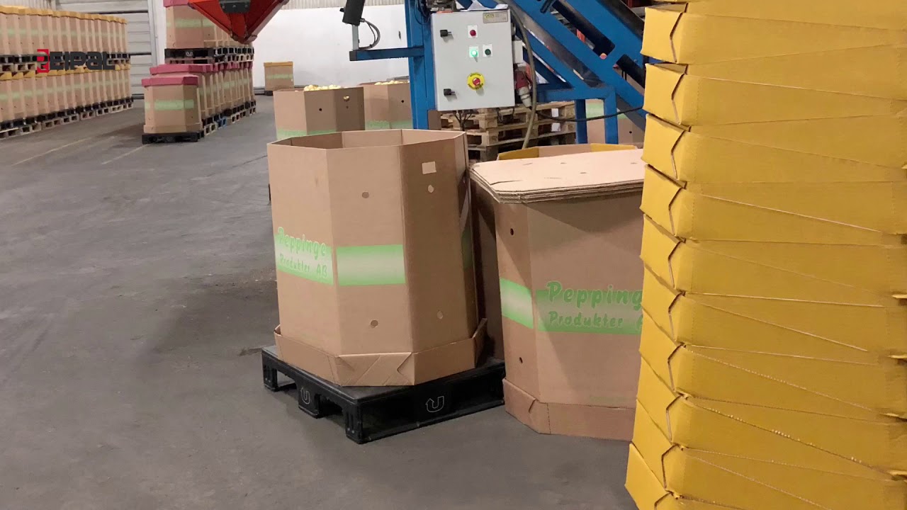 Octabin folding machine/Oktabin vikare