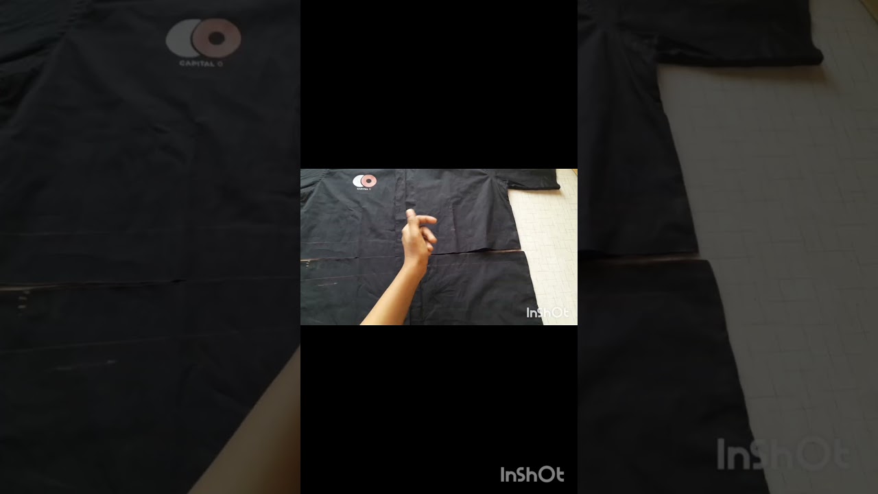 upgrade dad's old shirt to a top 👔✨️