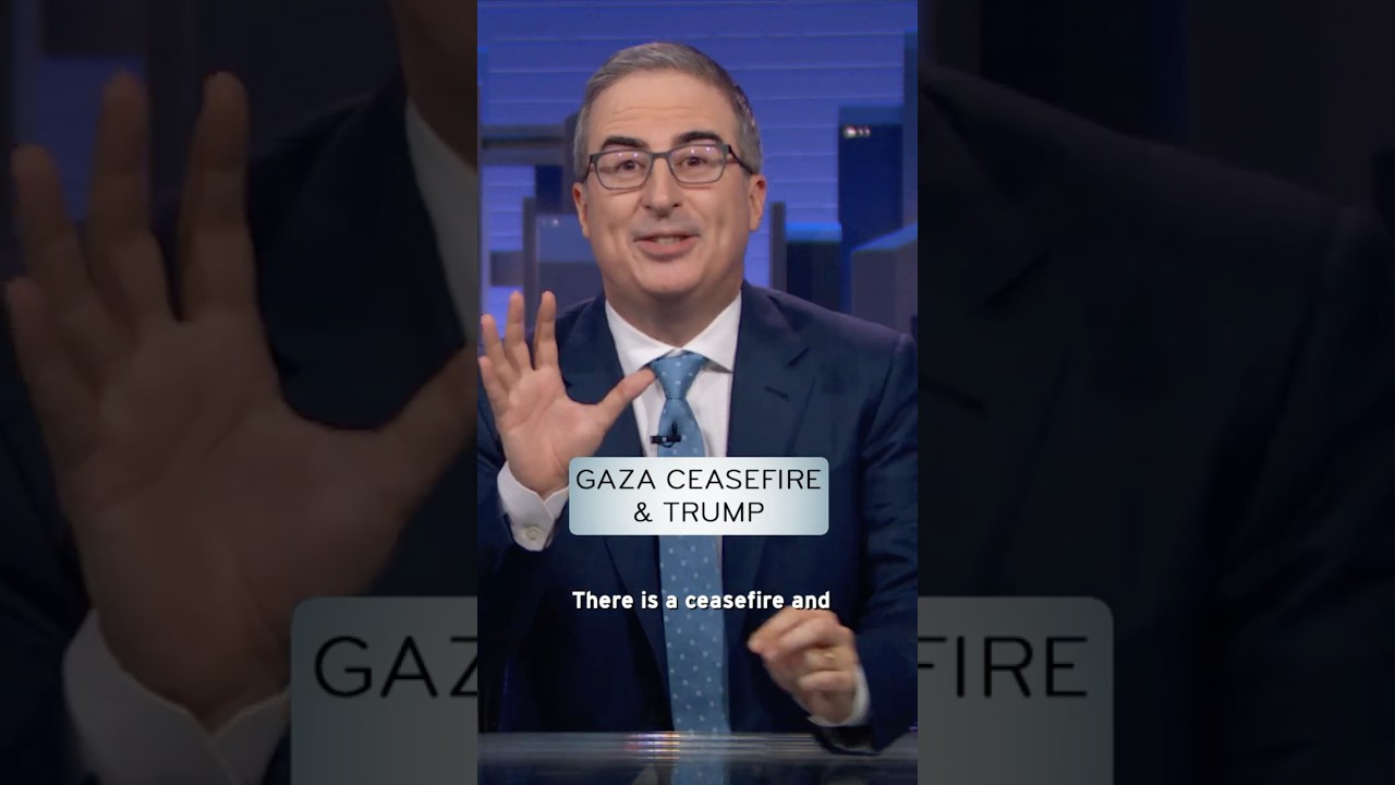 Gaza Ceasefire & Trump #lastweektonight