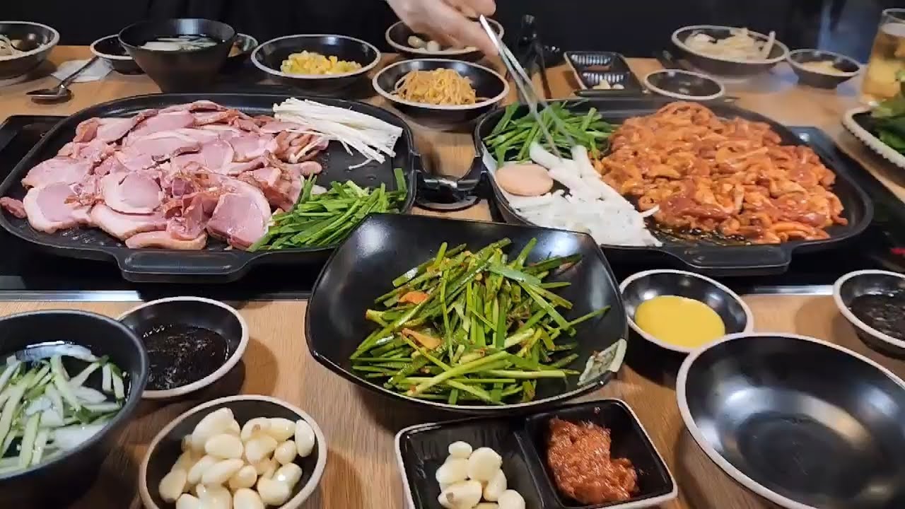 [빈그릇맛집]부산먹방투어:구서동 오리불고기,오리훈제맛집 - 행복한오리 구서