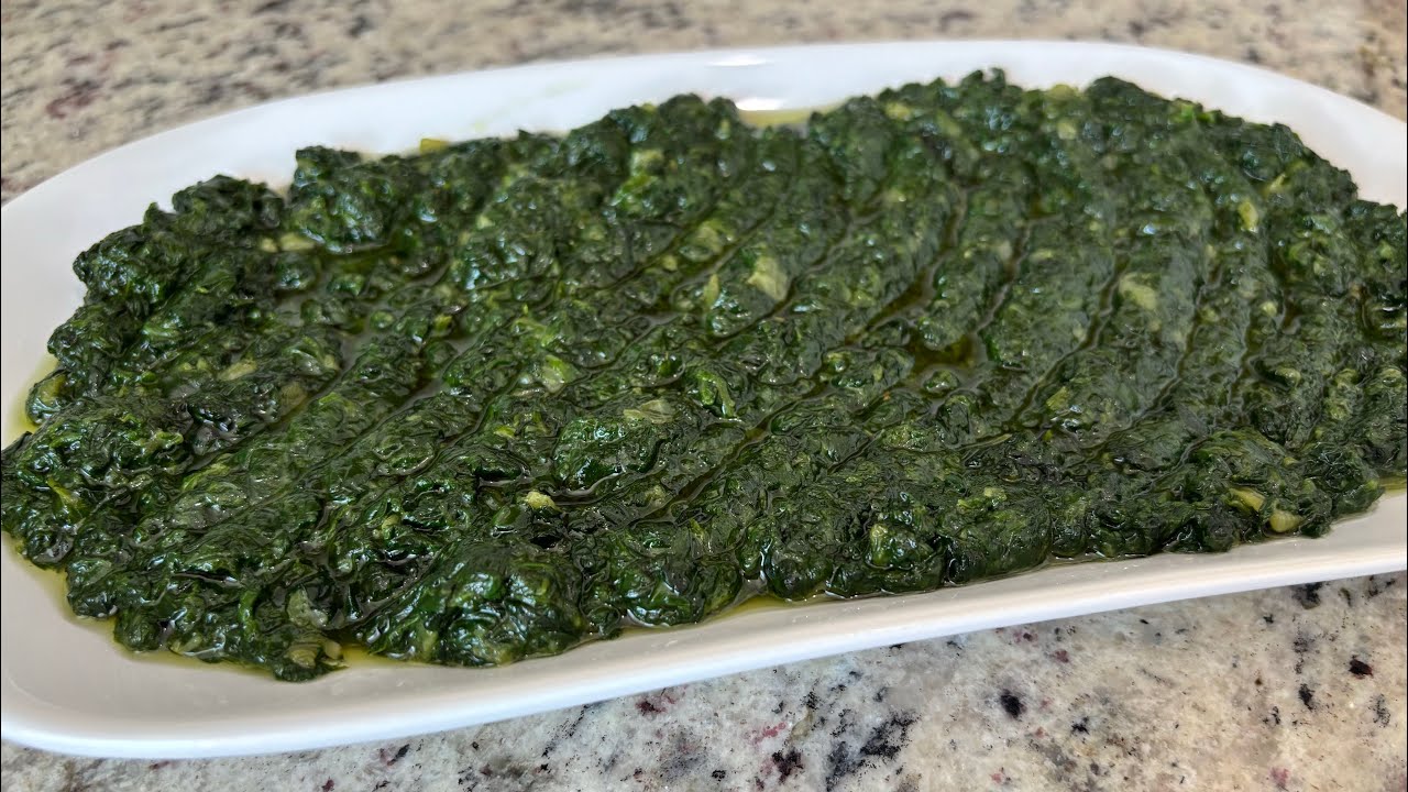 چگونه سبزی پالک را بدون گندنه خوشمزه آماده کنیم/How to make delicious spinach￼￼￼￼