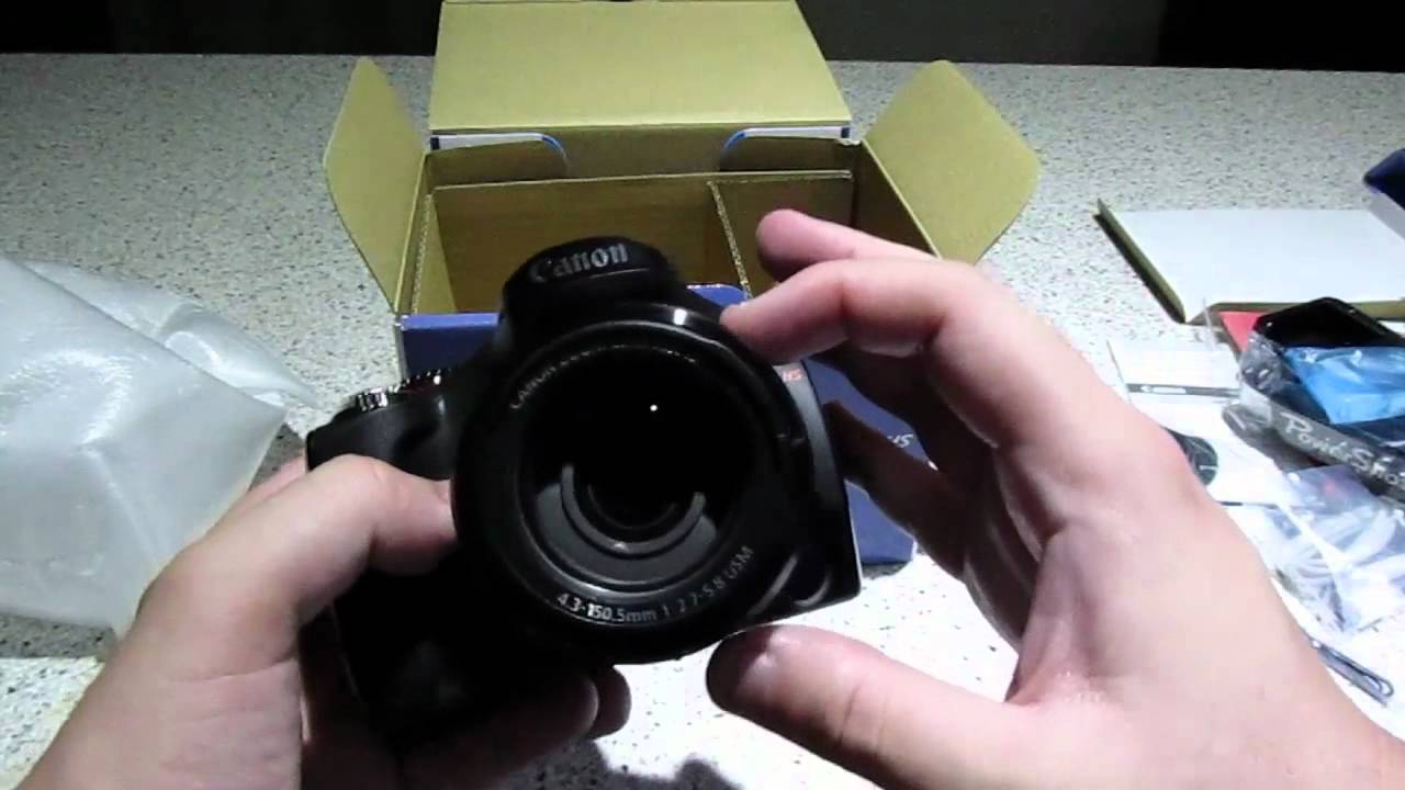Canon Powershot SX40 HS Unboxing