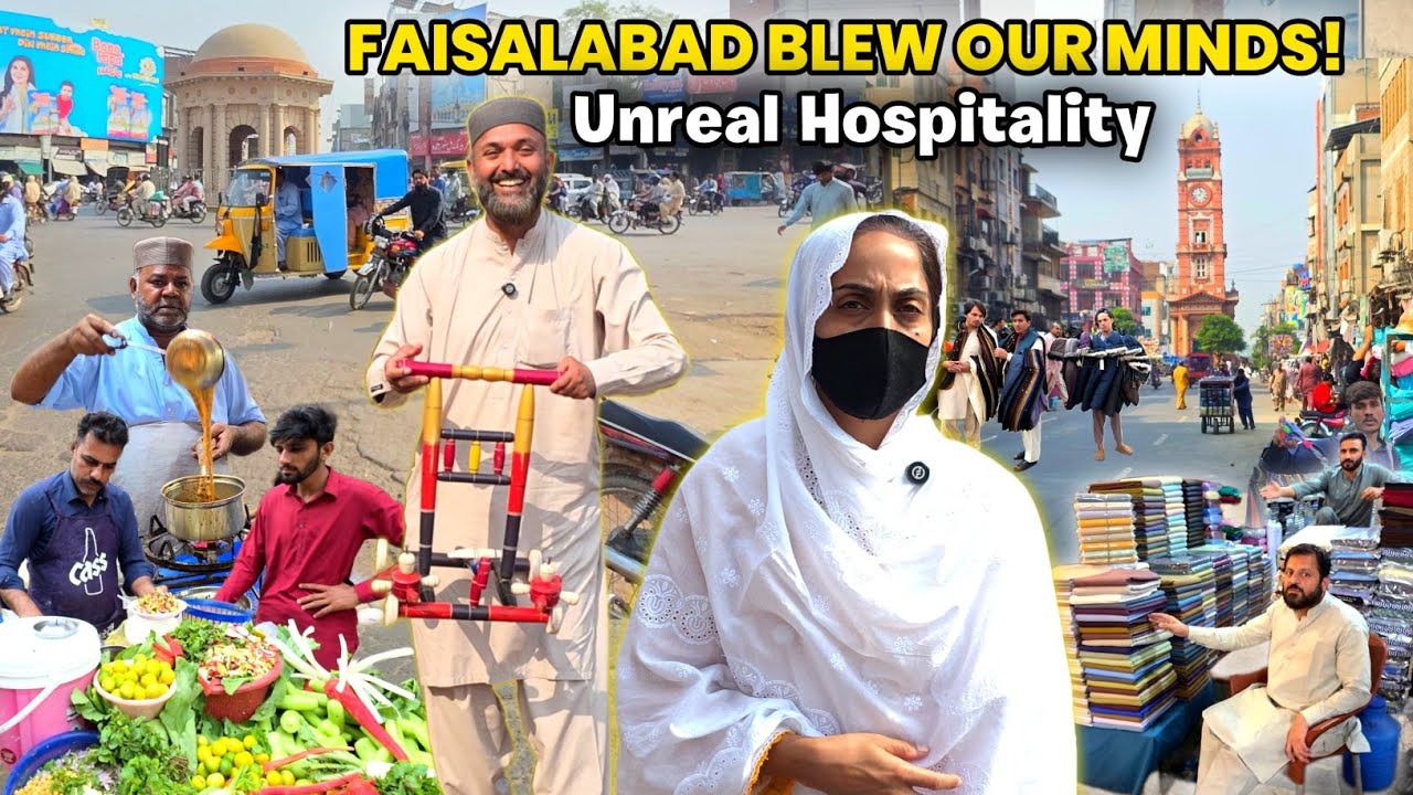 Exploring Faisalabad with My Wife | Street Food, Smiles & Pure Hospitality 🇵🇰❤️