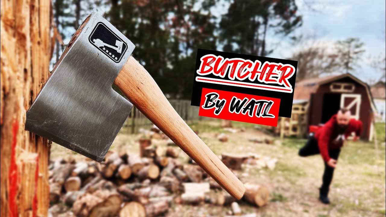 Axe throwing with The Butcher by WATL! #axethrowing #axe #tools #skills #review