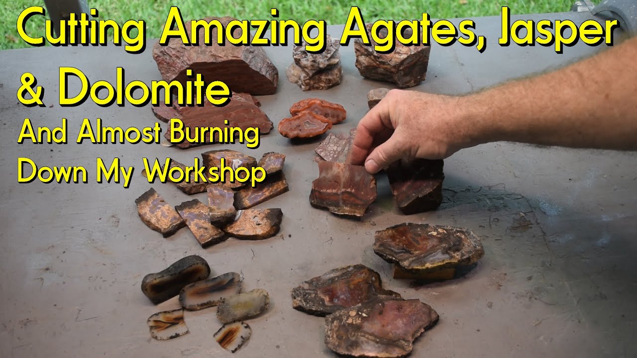 Cutting Amazing Agates Jasper And Dolomite #jasper #agate #dolomites  #lapidary #crystals #quartz