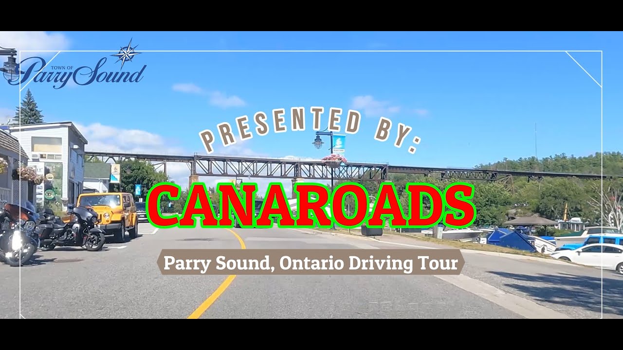 Parry Sound, Ontario - Relaxing and Scenic 4K Driving Tour (ASMR)