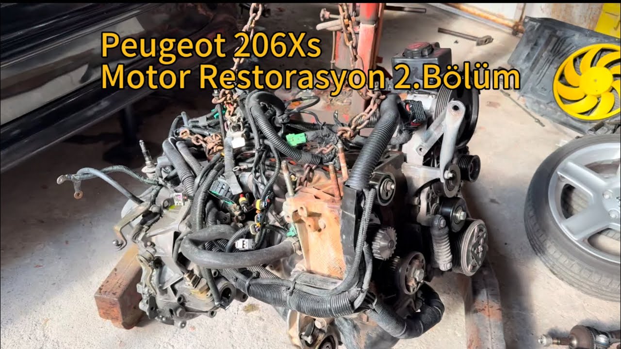 Peugeot 206 Xs Motor Restorasyon 2.Bölüm