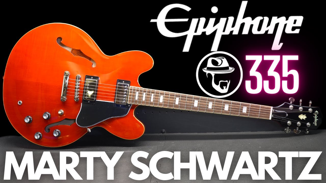 НОВЫЙ Epiphone Marty Schwartz ES-335 (ОЧЕНЬ ВПЕЧАТЛЯЮЩИЙ)
