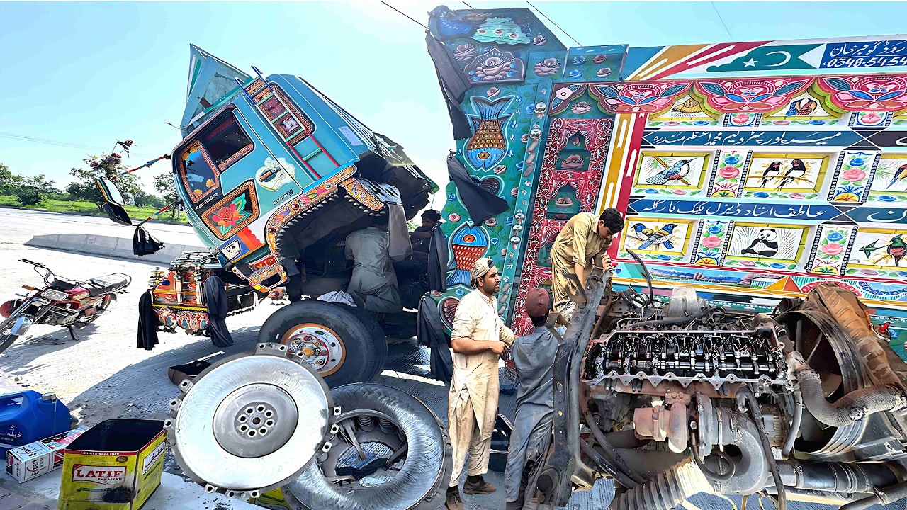 Crazy Monster Truck Breakdown! Pressure Plate & Diesel Pump Completely Destroyed!