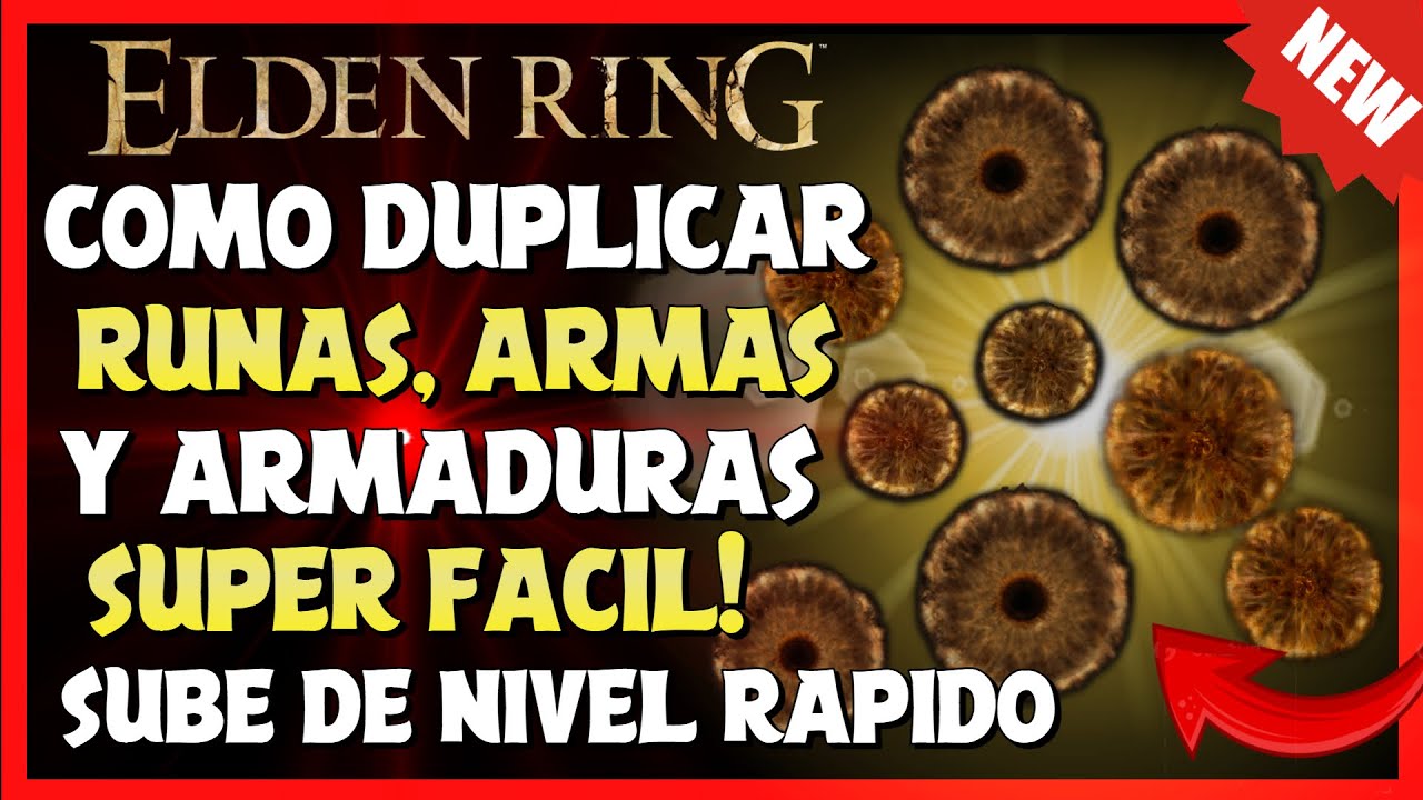 ELDEN RING | GLITCH PARA DUPLICAR RUNAS, ARMAS, ARMADURAS Y OBJETOS  | GLITCH SUBE DE NIVEL RÁPIDO!