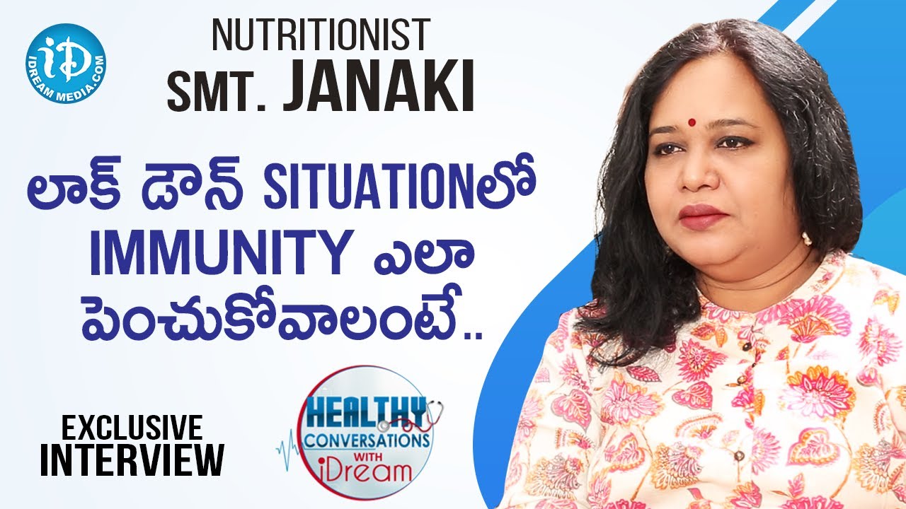 Nutritionist Janaki Exclusive Interview on #Coronavirus and Lock Down | Anitha | iDream Health