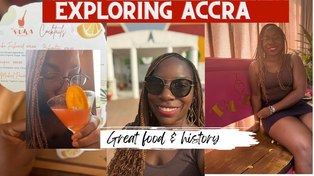 DELICIOUS Food & Accra, Ghana City Tour VLOG | #dettydecember
