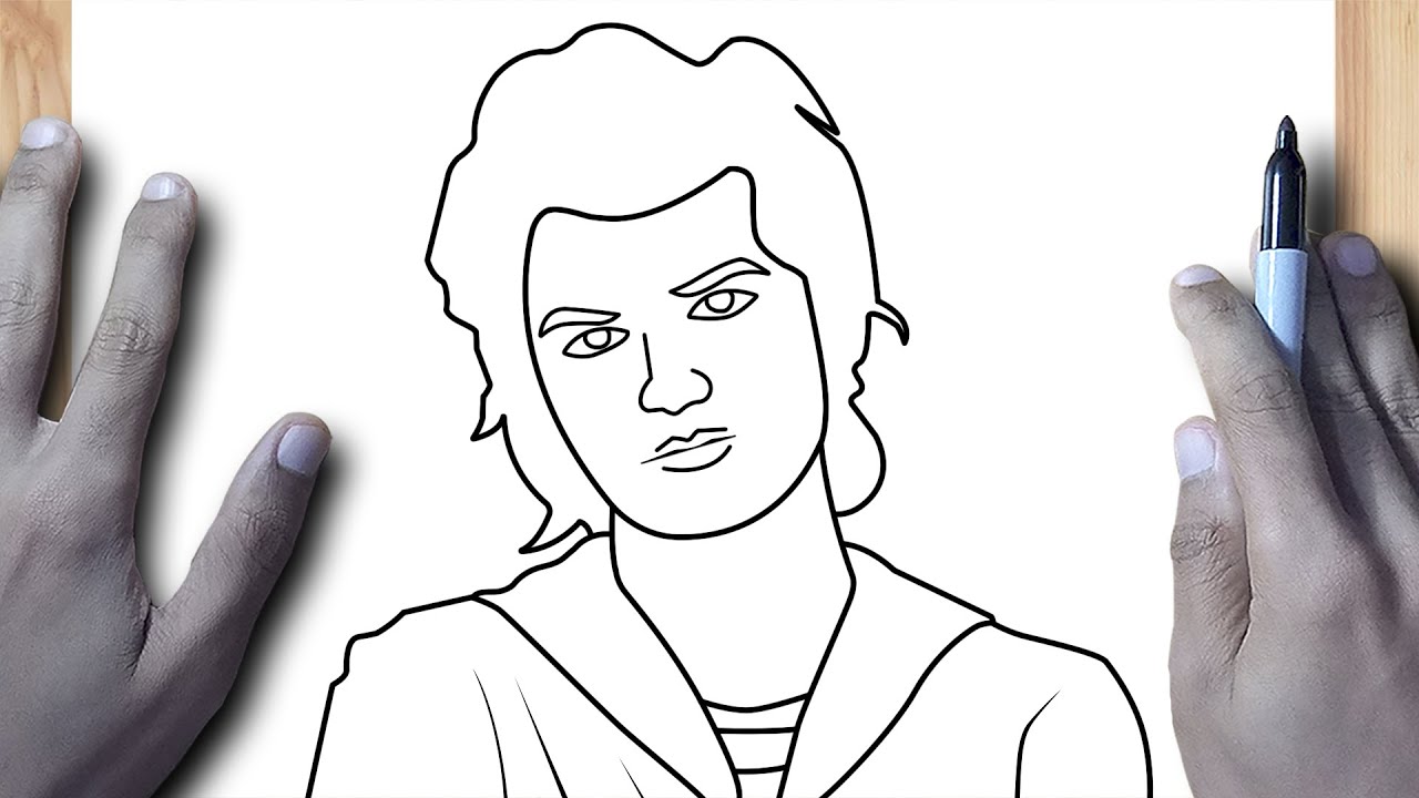 COMO DIBUJAR A STEVE HARRINGTON - STRANGER THINGS 4