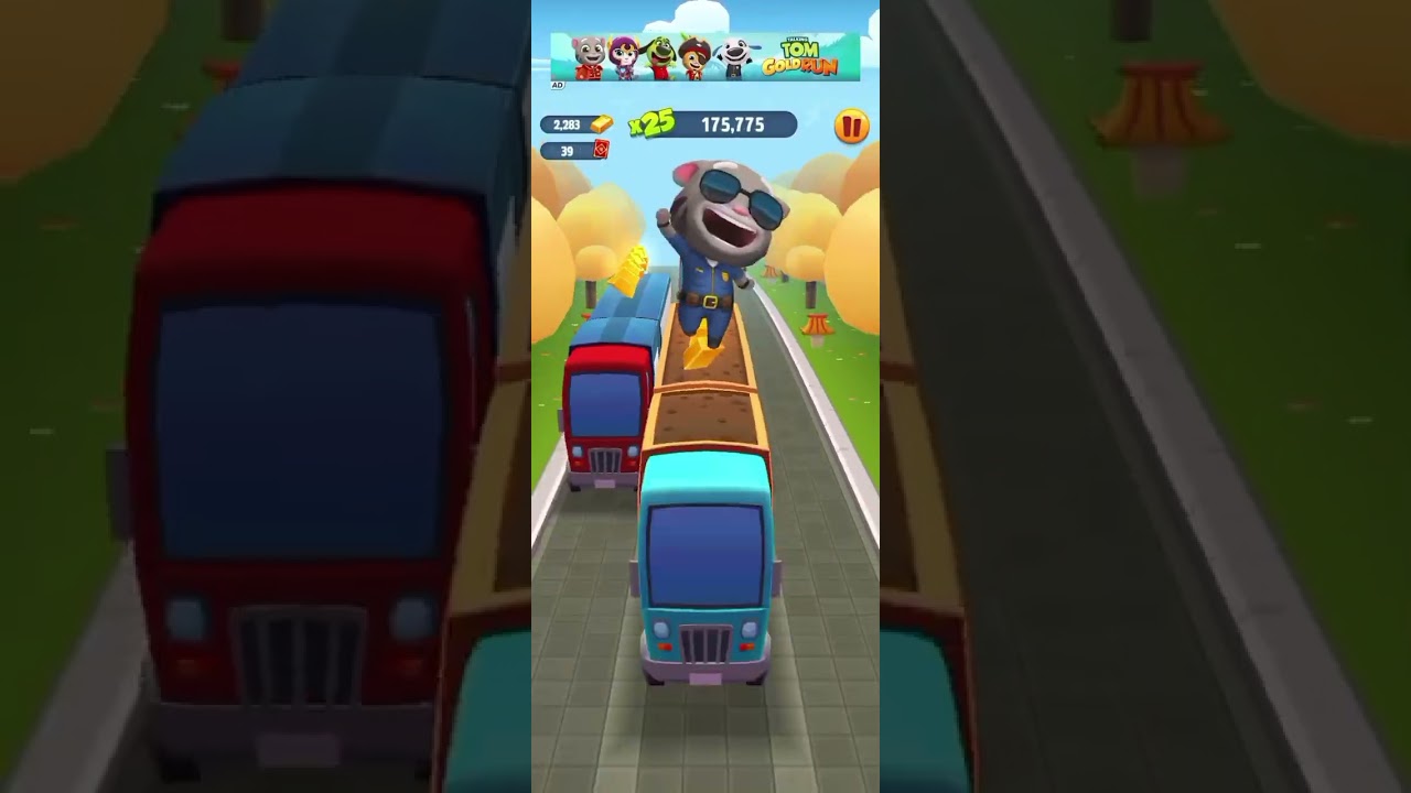 TALKING TOM GOLLD RUN (version inversé)