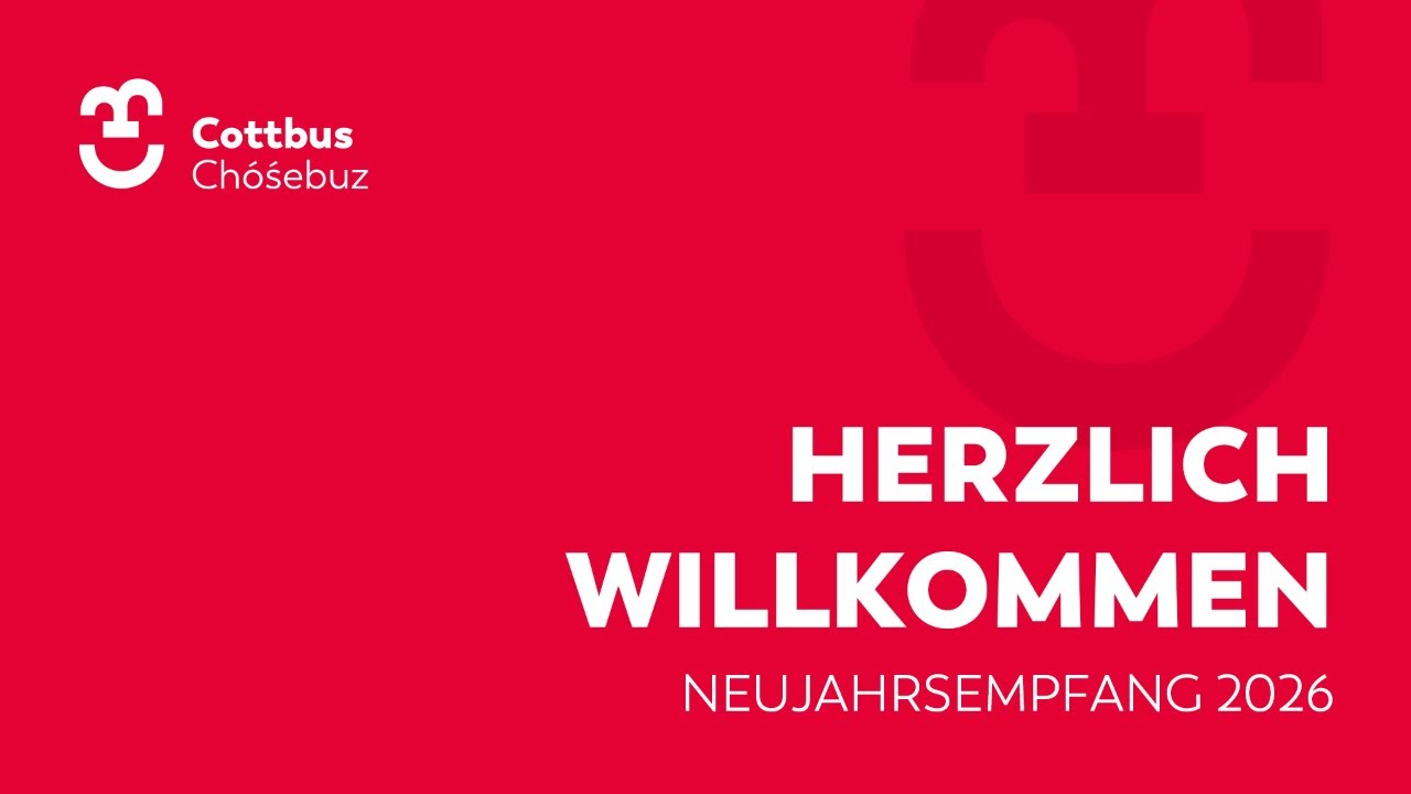 Neujahrsempfang des Oberbürgermeisters der Stadt Cottbus/Chóśebuz 2026