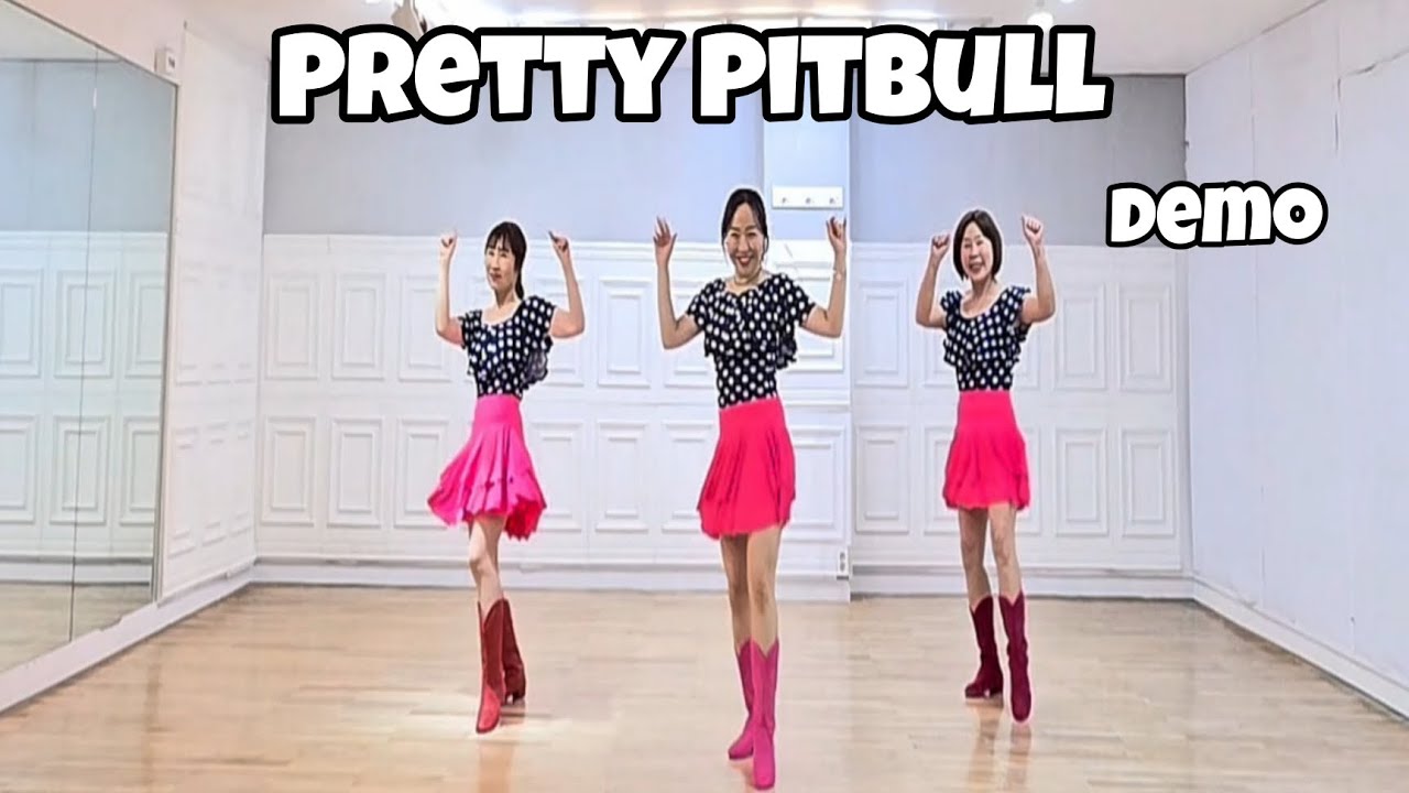 Pretty Pitbull — Line Dance (Демо) | Абсолютный новичок | Рэйчел