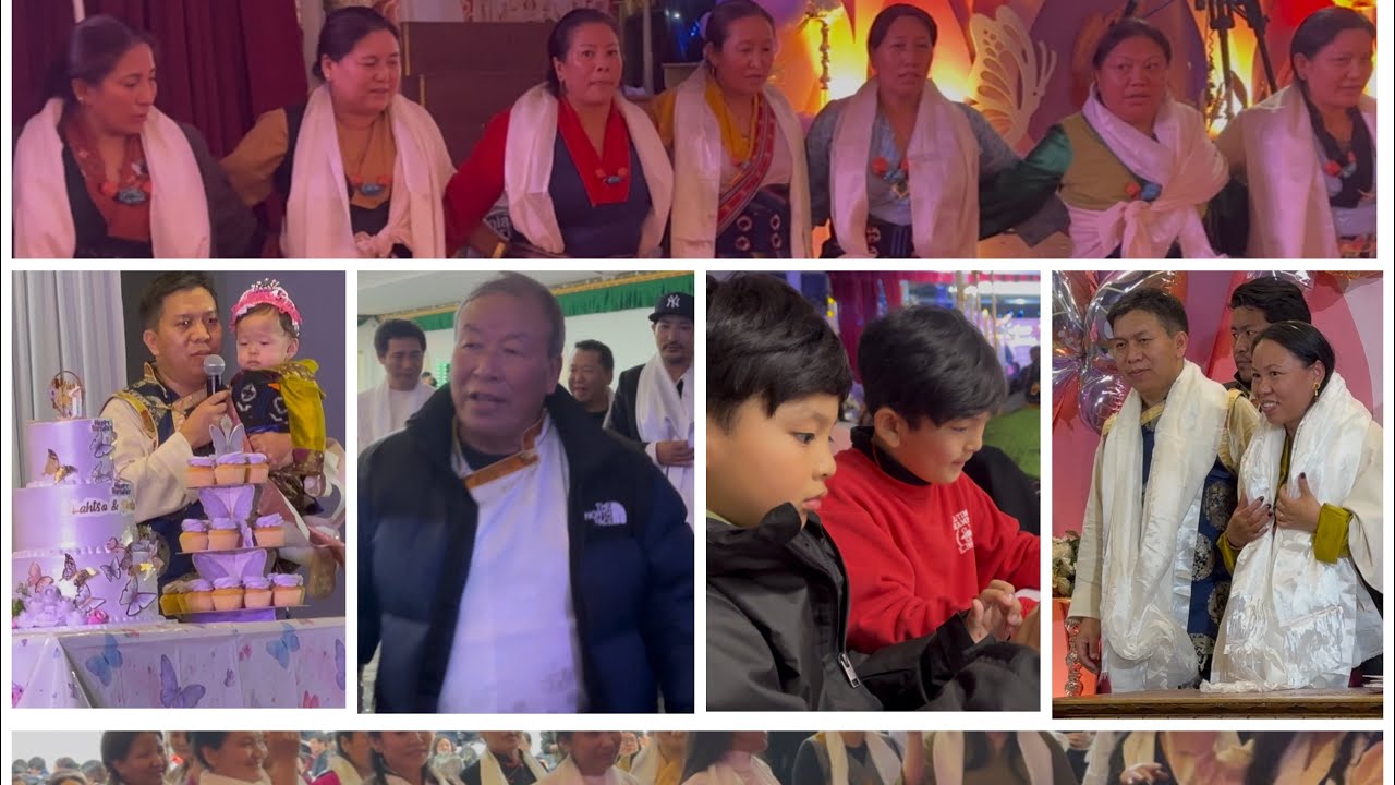 Happy birthday Lhatso and Youtso FIRST BIRTHDAY 🎂🥳 💐🎈￼#tibetanvloger #familytime #🙏👍👌✌️❤️￼