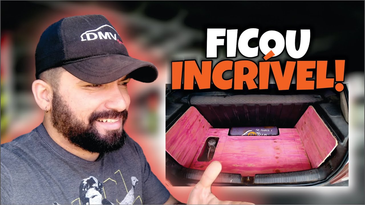 COMO CUSTOMIZEI O PORTA-MALAS DO MEU CORSA WIND DRAGÃO BRANCO COM SUSPENSÃO A AR E SOM DE QUALIDADE