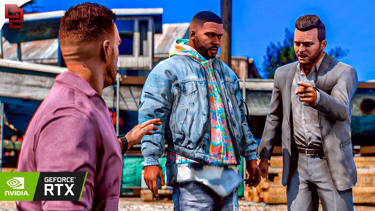 GTA V: 'Monkey Business' Mission in 8K! Maxed-Out Gameplay Ultra Ray Tracing Graphics MOD