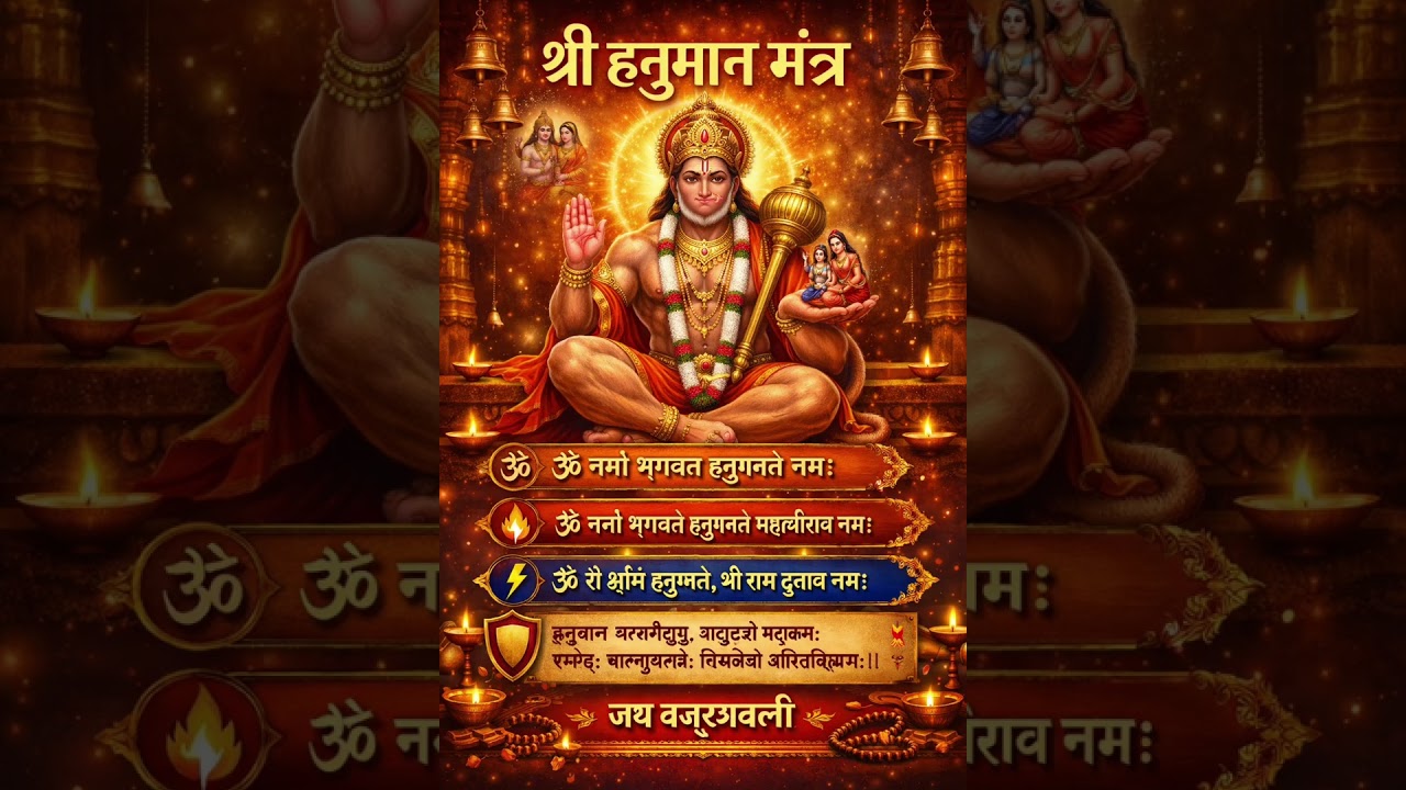 Hanuman mantra | jai shree ram #devotionalbhajan #bhakti #bhaktibhajan #bhaktisong #bhaktivibes 