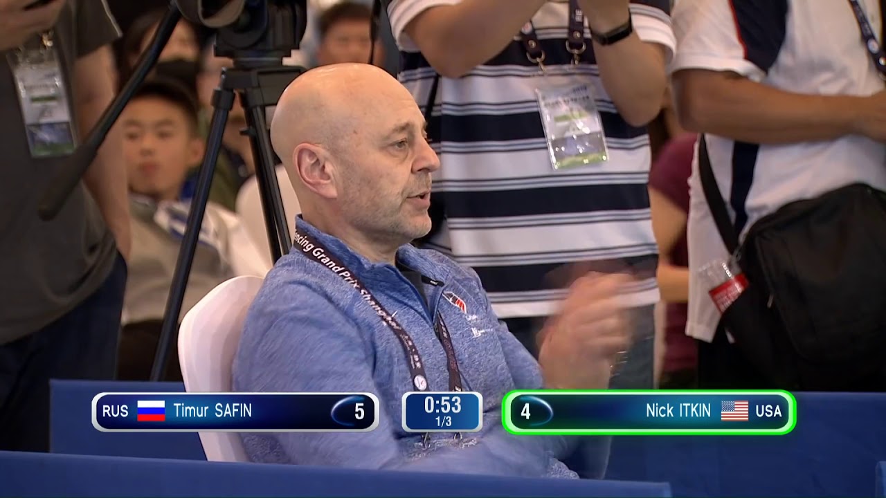 01 M F Individual Shanghai CHN GP PODIUM ITKIN USA vs SAFIN RUS