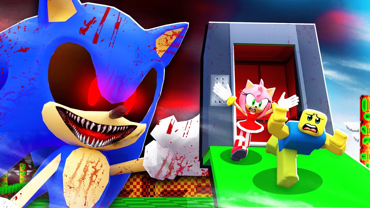 I FOUND SONIC.EXE in ROBLOX SONIC ELEVATOR?!?!