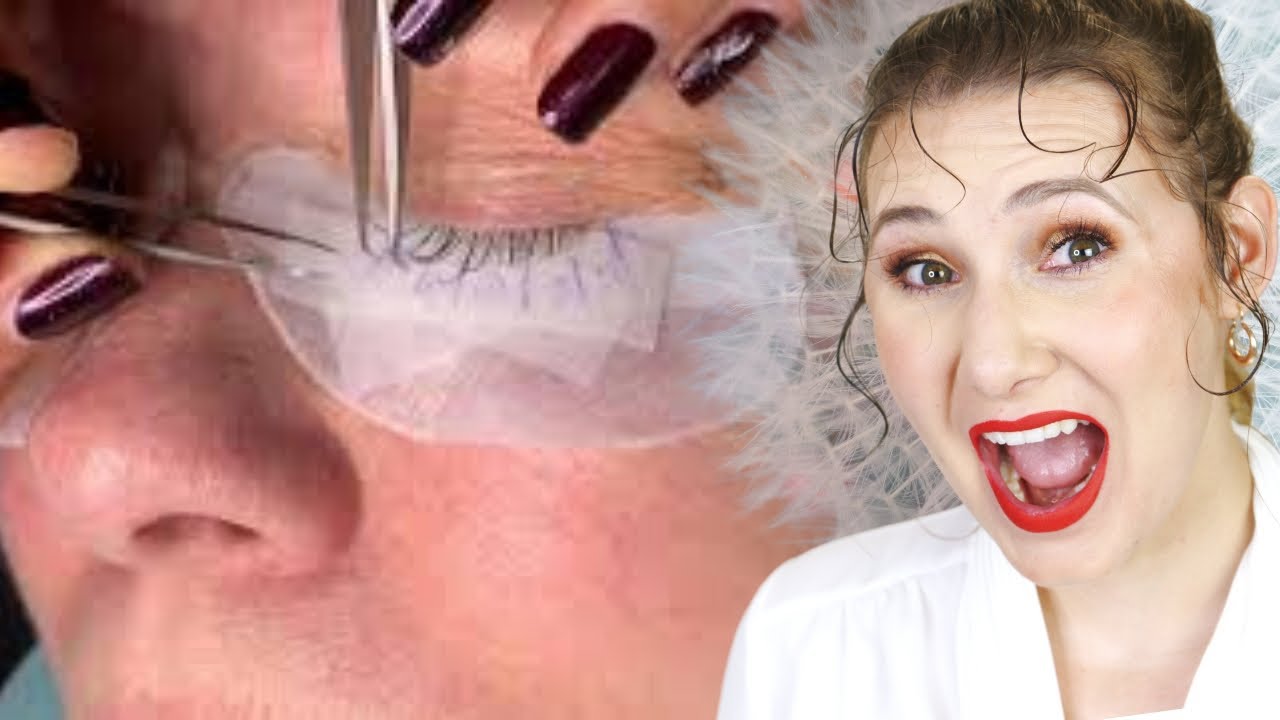 Russian Volume Eyelash Extensions for Hooded Eyes Using Premade fans