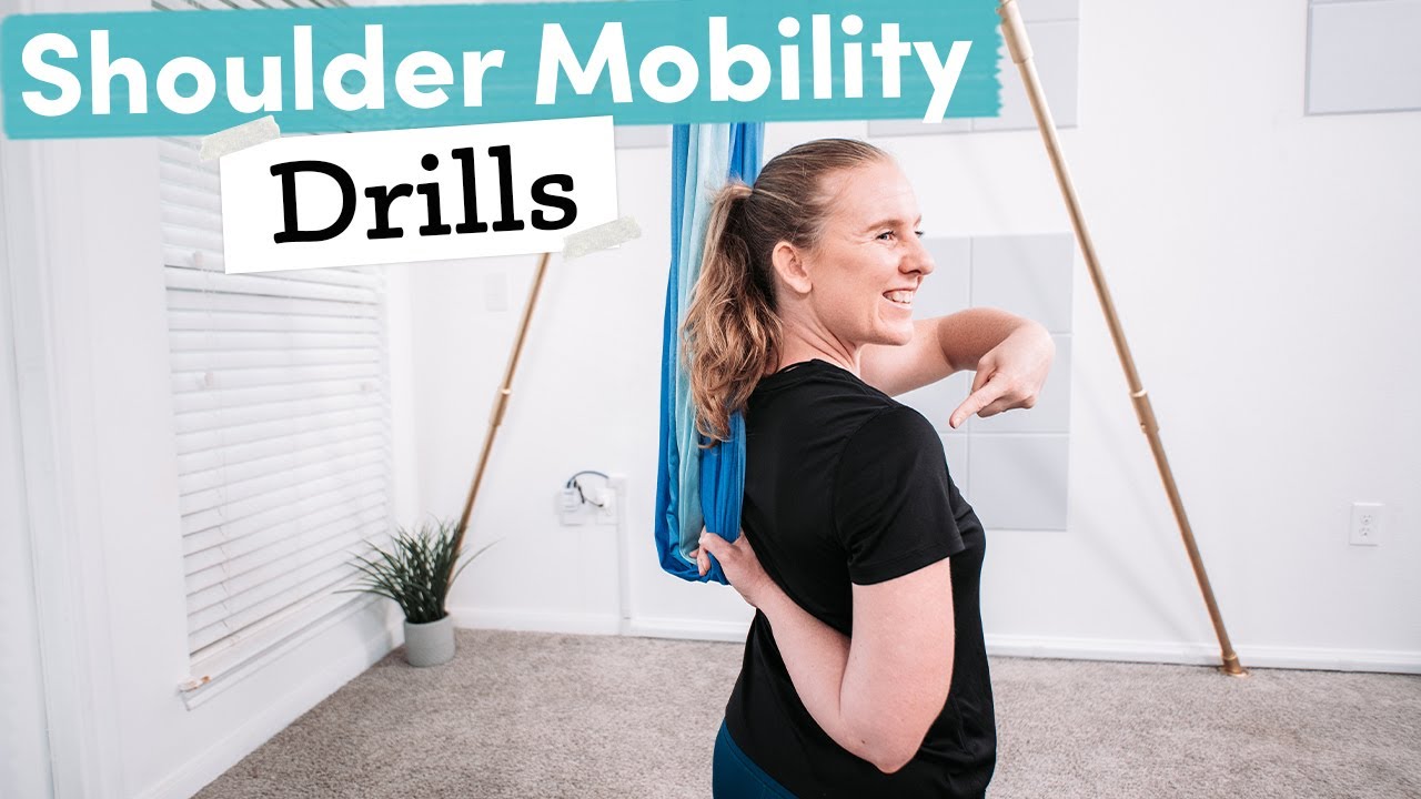 Aerial Yoga for Shoulder Mobility