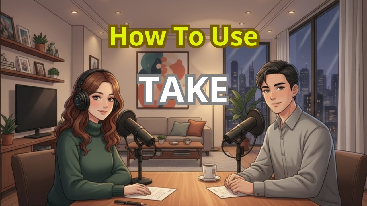 Podcast “The Verb Take: Meaning, Uses, and Examples”