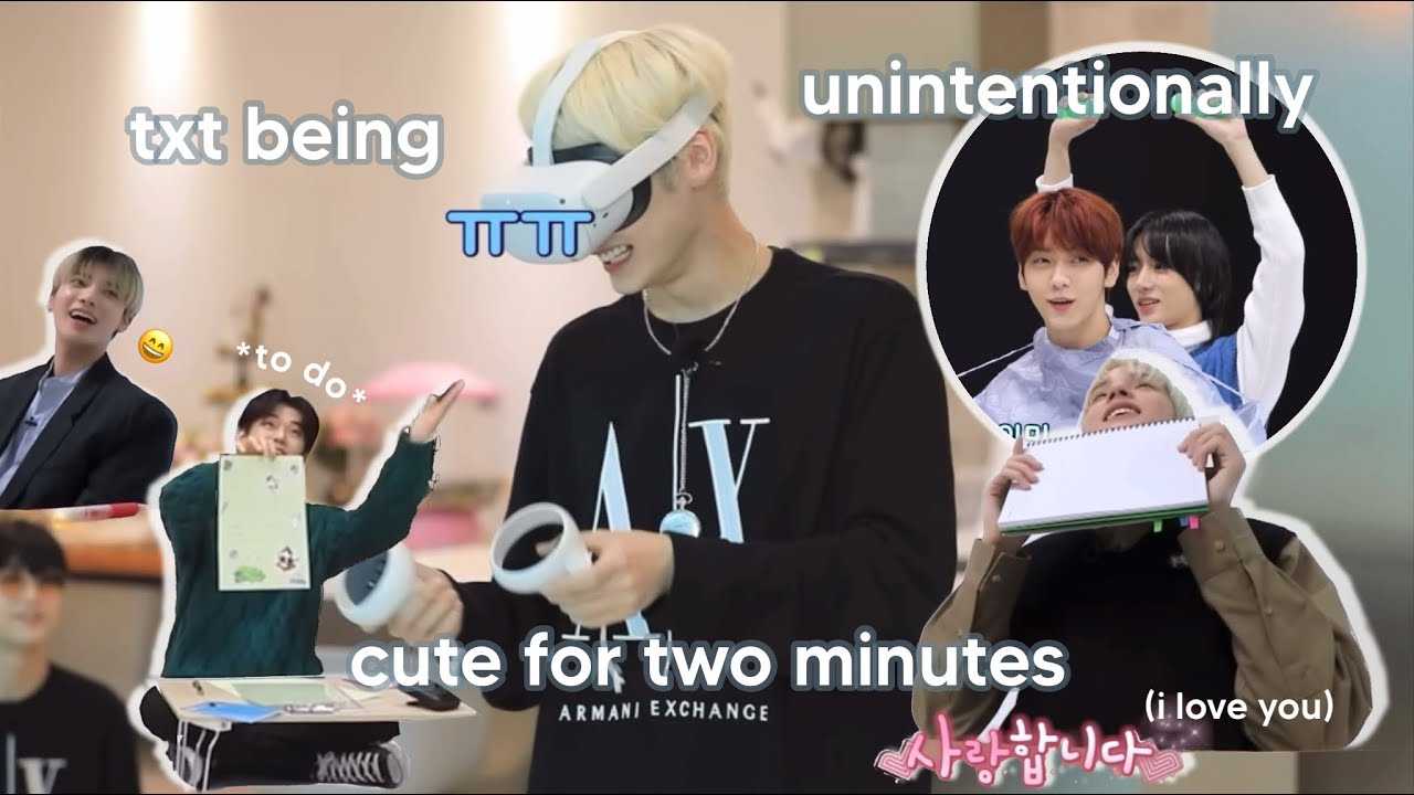 txt accidentally being the cutest for 2 minutes