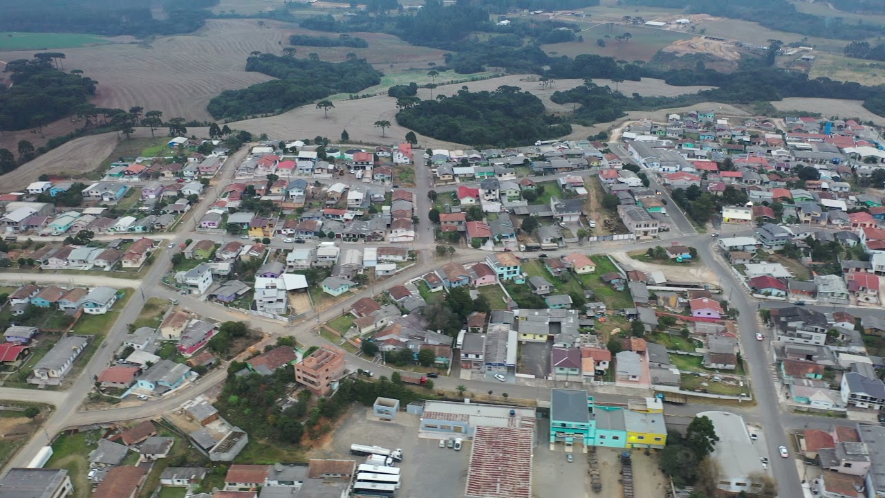 Correia Pinto interior de Santa Catarina visto de cima #drone