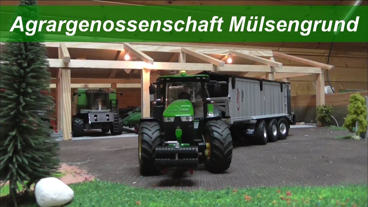 [Diorama 1:32] Hof + Fuhrpark der Agrargenossenschaft Mülsengrund // Dioramavorstellung