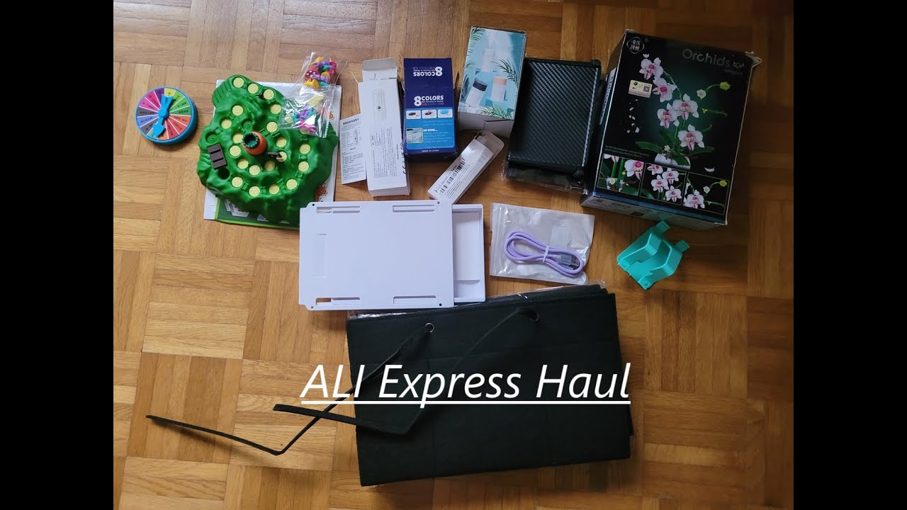 Shopping: #aliexpress #haul :  Diffuser, TV Regale, UV Lampe, Klolicht, Orchidee Klemmbausteine usw.