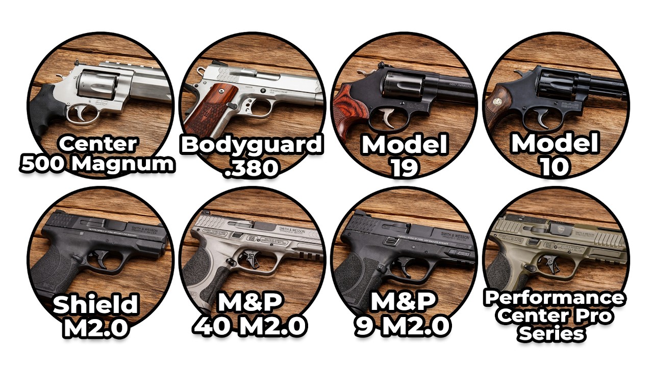 Top 15 Best Smith & Wesson Pistols and Revolvers Ranked in 2026