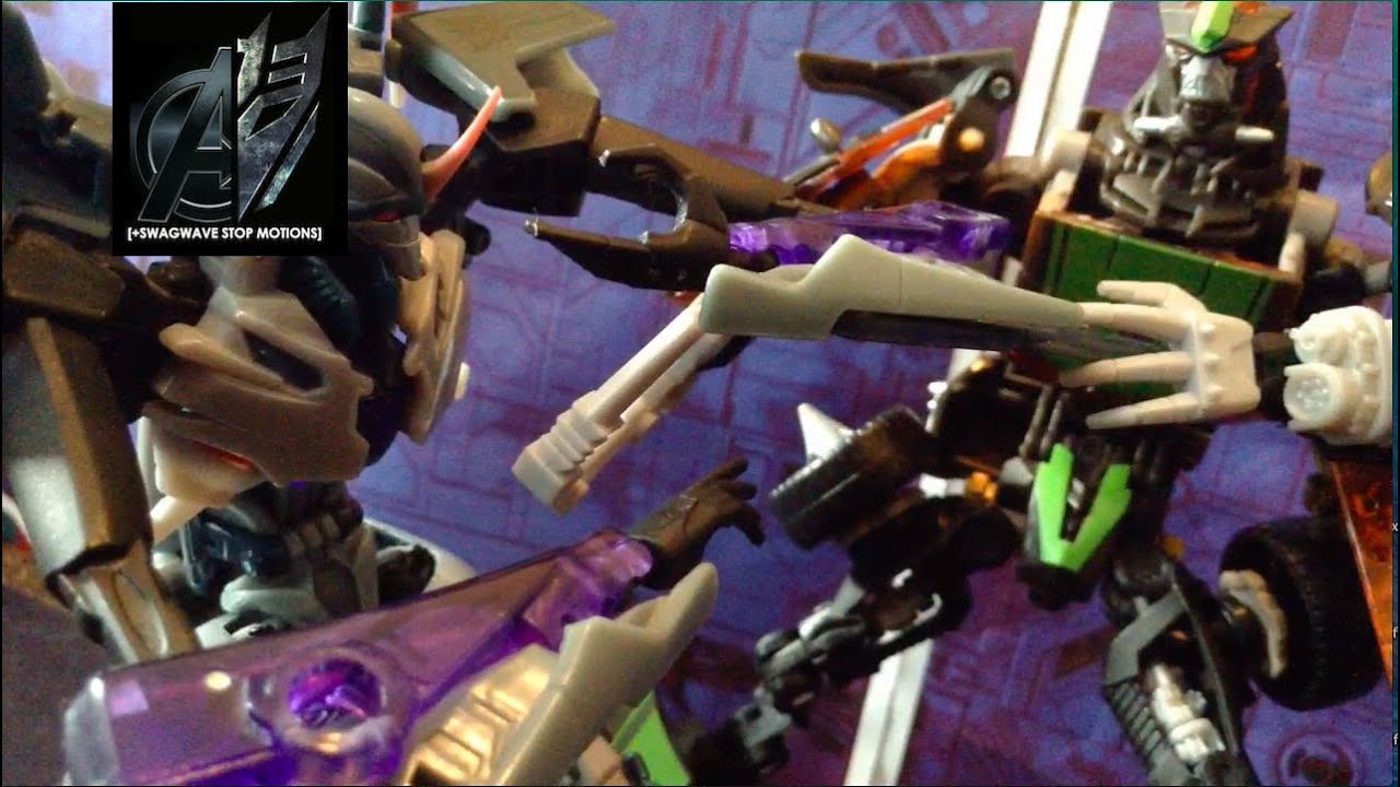 Transformers Prime Legacy Ep 17- Starscream vs Lockdown Stop Motion