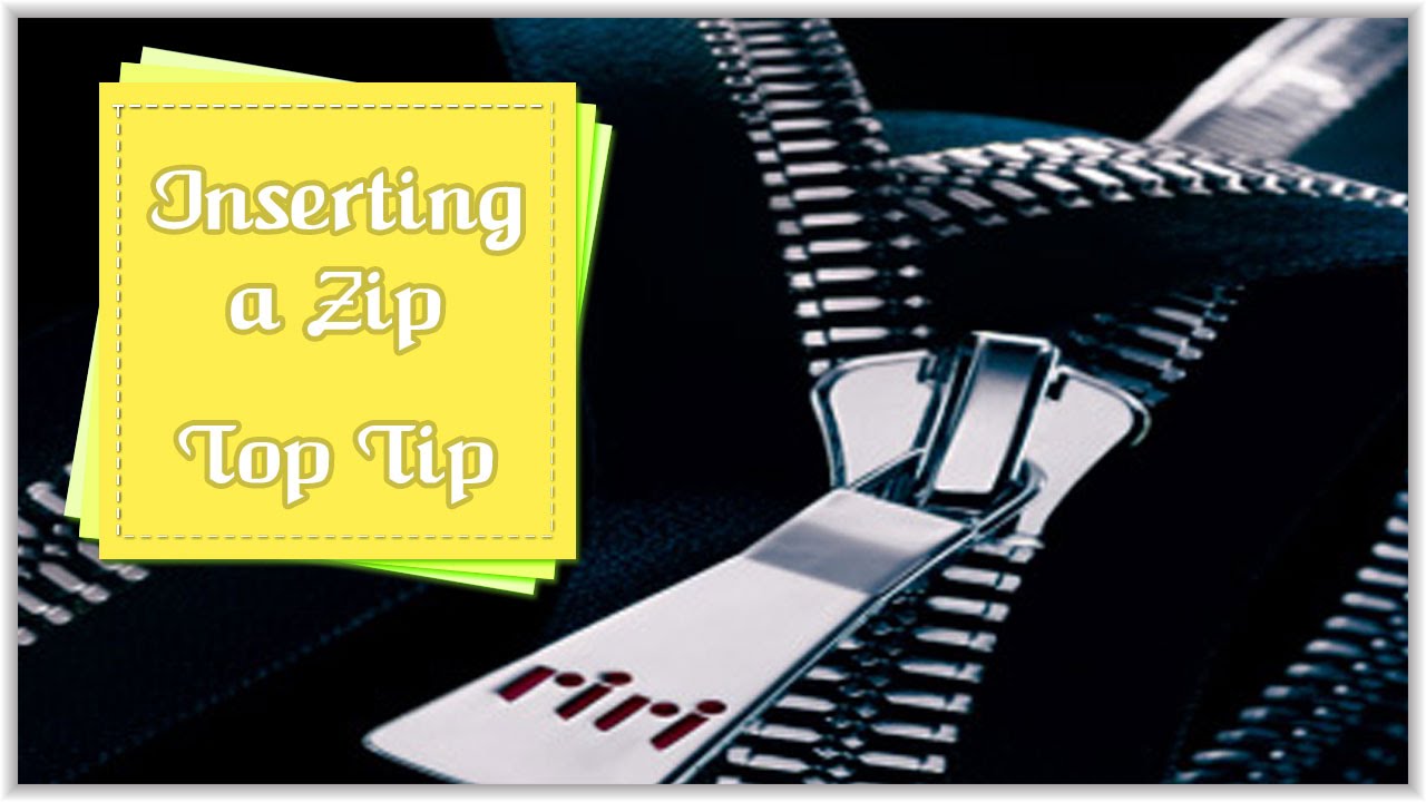Inserting a Simple Zip Top Tip :: by Babs Rudlin at Fiery Phoenix