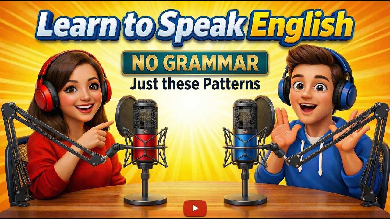 You Know English Words But Can't Speak? Watch This! | 20 Simple Patterns