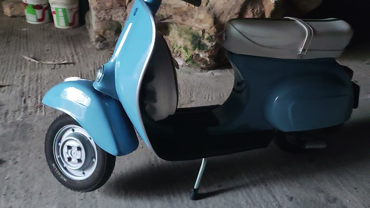vespa 75 Polini racing cold start