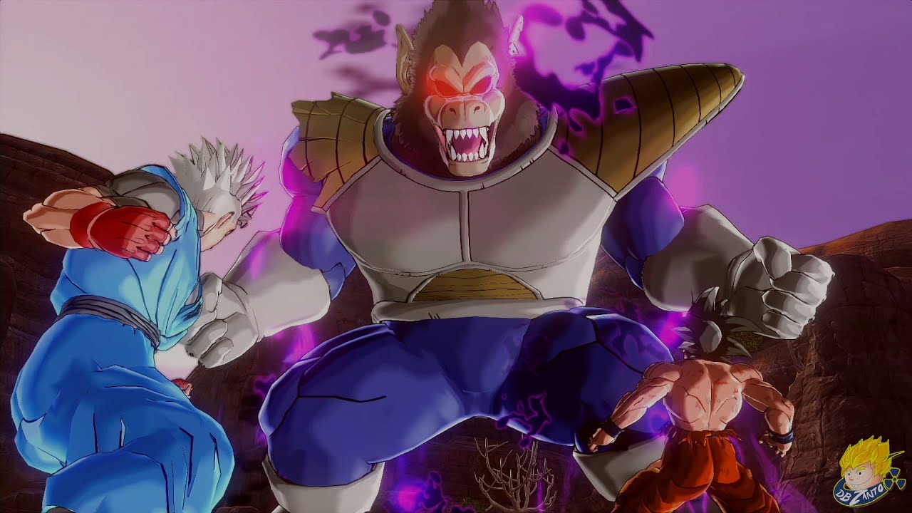 Dragon Ball Xenoverse (PS4): DBZanto & Goku Vs Great Ape Vegeta (Saiyan Saga) (Part 9)【60FPS 1080P】