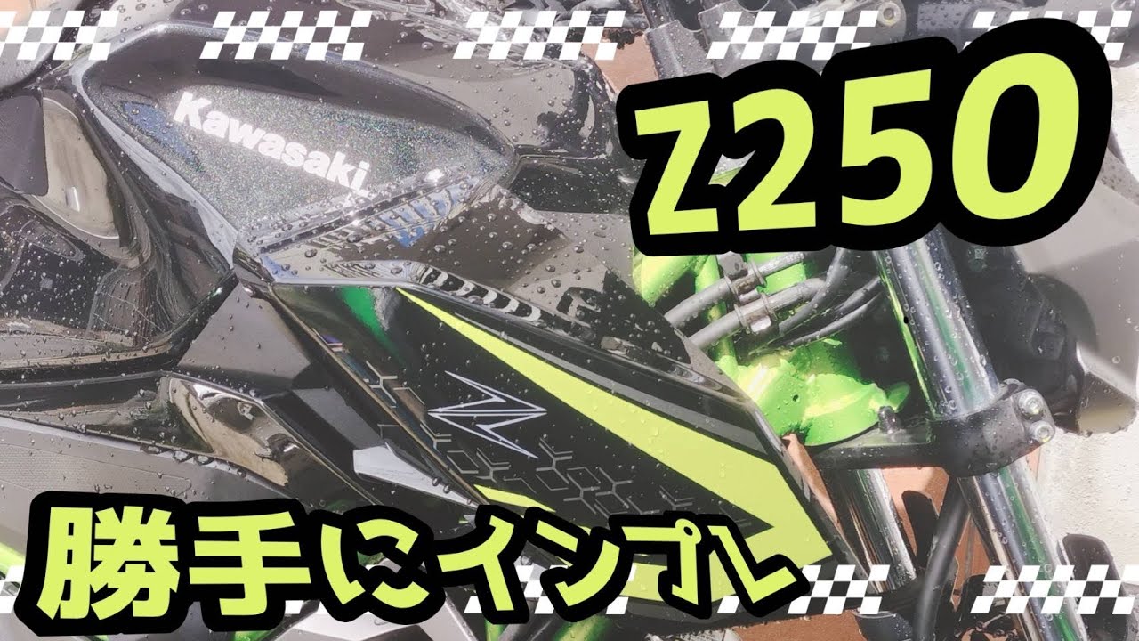 【インプレ】いつもと違うバイクにでも乗るか....【Z250】