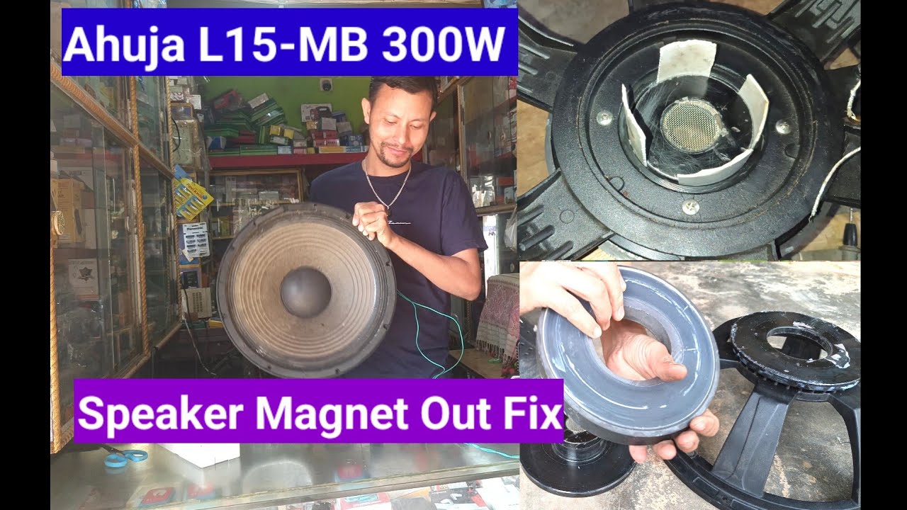 Ahuja L15-MB 300W Speaker Magnet Out Fix 2026