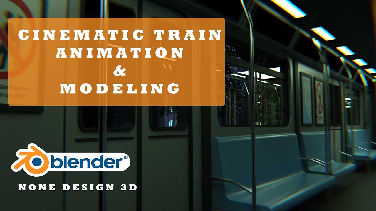 ПОЕЗД МЕТРО — Учебник по кинематографической анимации / Blender 3.4