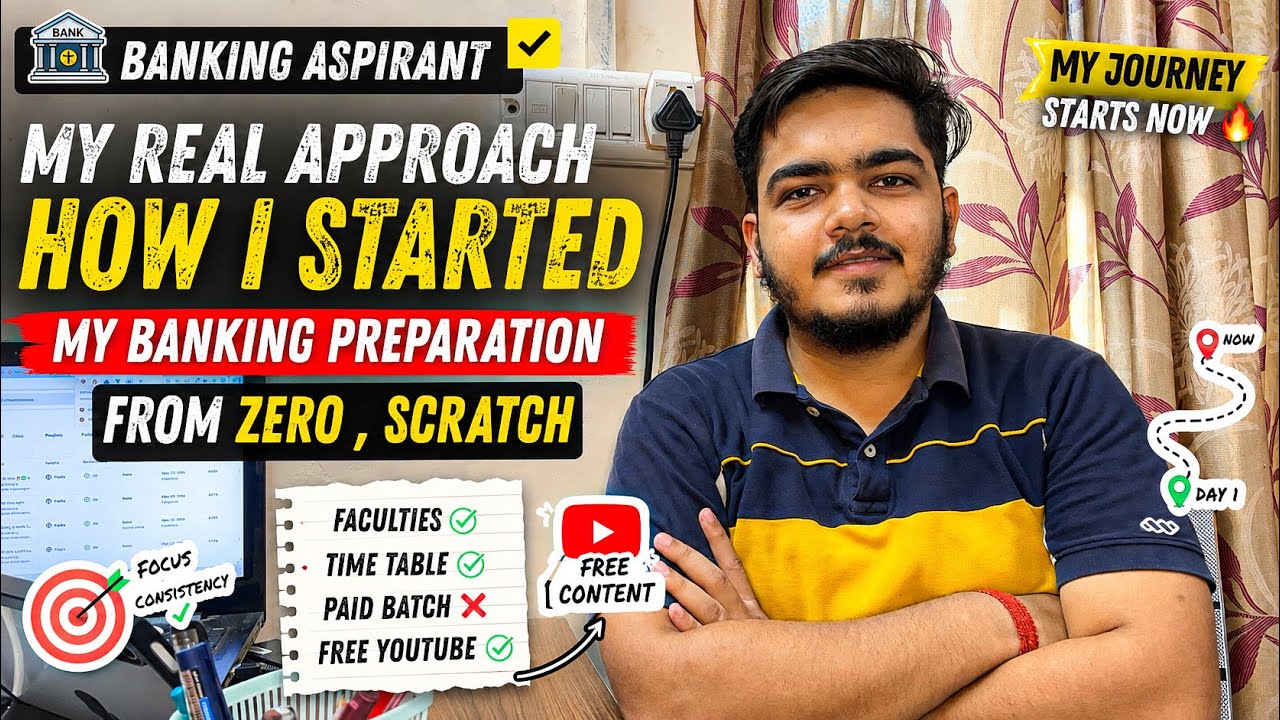 How I Start My Banking Preparation From Scratch🔥| Must Watch this video ✅ #bankexam 