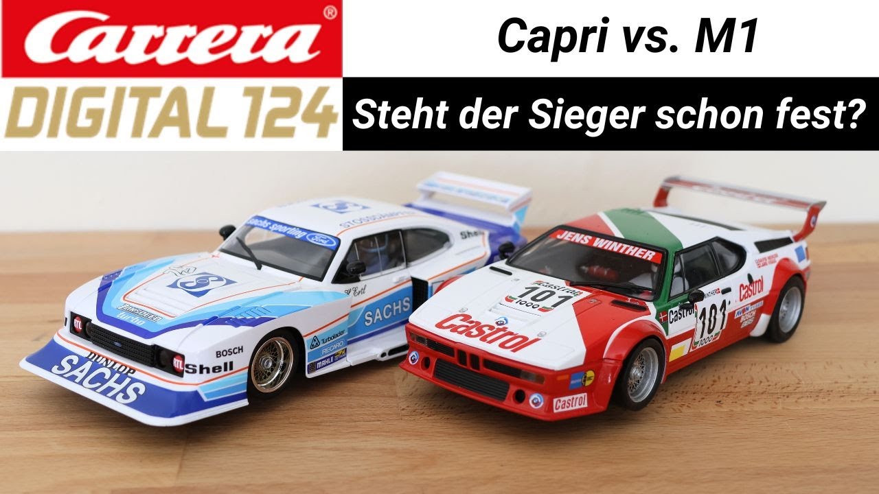 Steht der Sieger schon fest? Capri vs. M1 im Vergleich - Carrera 124